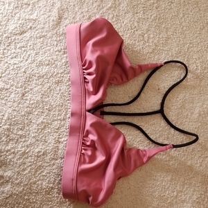Victoria Sport pink bralette. Size M